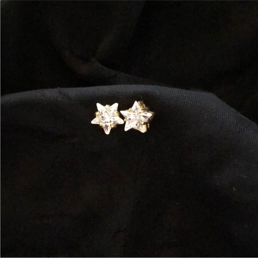 Star Earring post DIAMOND LIKE - Picture 2 of 4